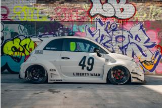 Fiat 595 Abarth LB perlweiss S1815401 Solido 1:18 Metallmodell