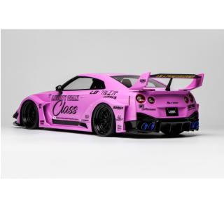 NISSAN GT-R (R35) LIBERTY WORK SILHOUETTE BODY KIT PINK 2025 S1815601 Solido 1:18 Metallmodell