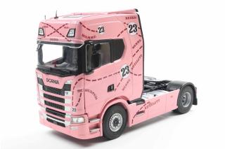 Scania 580S Highline pink pig S2400306  Solido 1:18 Metallmodell