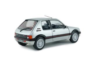 Peugeot 205 GTI 1.6 Mk1 silbergrau 1989 S1801718 Solido 1:18 Metallmodell