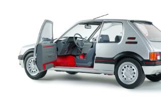 Peugeot 205 GTI 1.6 Mk1 silbergrau 1989 S1801718 Solido 1:18 Metallmodell
