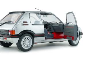 Peugeot 205 GTI 1.6 Mk1 silbergrau 1989 S1801718 Solido 1:18 Metallmodell