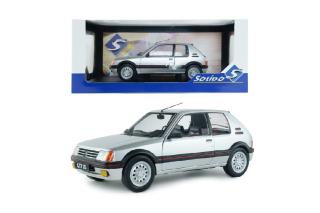 Peugeot 205 GTI 1.6 Mk1 silbergrau 1989 S1801718 Solido 1:18 Metallmodell