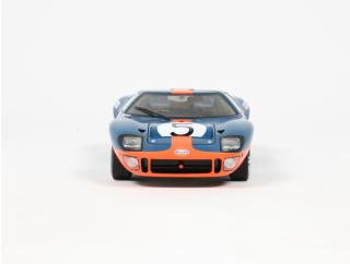 FORD GT40 MK.1 DARK BLUE & ORANGE 1968 S1803013 Solido 1:18 Metallmodell