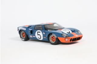 FORD GT40 MK.1 DARK BLUE & ORANGE 1968 S1803013 Solido 1:18 Metallmodell
