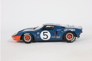 FORD GT40 MK.1 DARK BLUE & ORANGE 1968 S1803013 Solido 1:18 Metallmodell