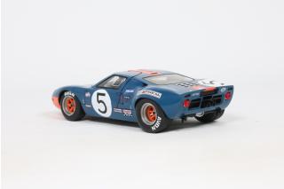 FORD GT40 MK.1 DARK BLUE & ORANGE 1968 S1803013 Solido 1:18 Metallmodell