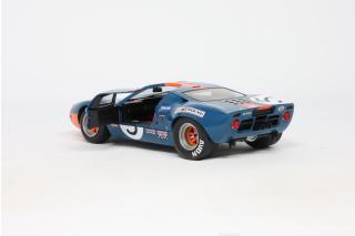 FORD GT40 MK.1 DARK BLUE & ORANGE 1968 S1803013 Solido 1:18 Metallmodell