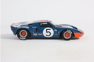 FORD GT40 MK.1 DARK BLUE & ORANGE 1968 S1803013 Solido 1:18 Metallmodell