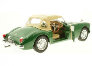 MGA 1959 MKI Twin Cam closed soft top green Triple9 Collection 1:18