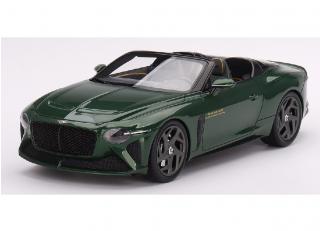 BENTLEY MULLINER BACALAR 2023 grün Top Speed 1:18 Resinemodell (Türen, Motorhaube... nicht zu öffnen!)
