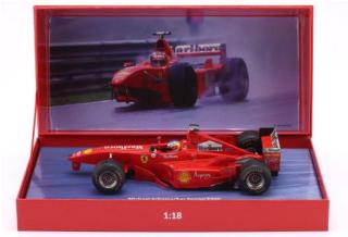 Michael Schumacher Ferrari F300 #3 - Belgian GP Formula 1 1998 3 Wheeler with Collectors Box + Decals on the car WERK83 1:18