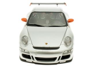 Porsche 911 (997) GT3 RS - metallic Silber / orange  Welly 1:18