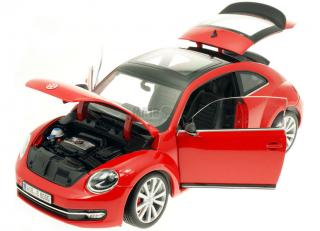 Volkswagen New Beetle 2012 rot  Welly 1:18