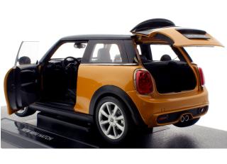 New Mini Cooper Hatch Orange  Welly 1:18