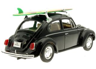 Volkswagen Beetle (Hard Top) mit Surfbrett  Welly 1:24