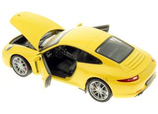 Porsche 911 (991) Carrera S gelb    Welly 1:24