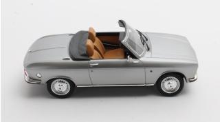 Peugeot 304 Cabrio metallic silver 1973 Cult Scale Models 1:18 Resinemodell (Türen, Motorhaube... nicht zu öffnen!)