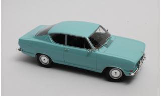 Opel Kadett B \"Kiemen-Coupe\" 1966 - light blue Cult Scale Models 1:18 Resinemodell (Türen, Motorhaube... nicht zu öffnen!)