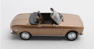 Peugeot 304 Cabrio metallic gold 1973 Cult Scale Models 1:18 Resinemodell (Türen, Motorhaube... nicht zu öffnen!)