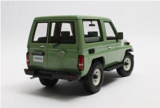 Toyota Landcruiser BJ70 green `84-`89 Cult Scale Models 1:18 Resinemodell (Türen, Motorhaube... nicht zu öffnen!)