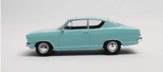 Opel Kadett B \"Kiemen-Coupe\" 1966 - light blue Cult Scale Models 1:18 Resinemodell (Türen, Motorhaube... nicht zu öffnen!)