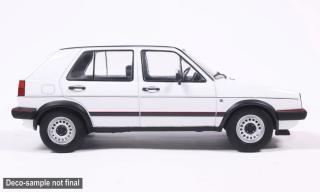 VW Golf II GTI, weiss, 1983 MCG 1:18 Metallmodell, Türen und Hauben nicht zu öffnen