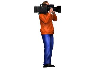 Figur Kameramann Figurenmanufaktur 1:18