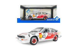 ALFA ROMEO GTV6 WHITE #43 B.DE DRYVER/ F-X.BOUCHER / L.BOUCHER 24H DE SPA 1985 S1802308 Solido 1:18 Metallmodell