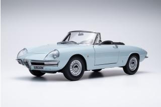 Alfa Romeo 1600 Duetto Spider 1966 - blu celeste  AR513 Limitation 750 pieces Touring Modelcars 1:18 Metallmodell 2 Türen, Motorhaube und Kofferraum zu öffnen!