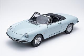 Alfa Romeo 1600 Duetto Spider 1966 - blu celeste  AR513 Limitation 750 pieces Touring Modelcars 1:18 Metallmodell 2 Türen, Motorhaube und Kofferraum zu öffnen!