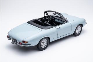 Alfa Romeo 1600 Duetto Spider 1966 - blu celeste  AR513 Limitation 750 pieces Touring Modelcars 1:18 Metallmodell 2 Türen, Motorhaube und Kofferraum zu öffnen!