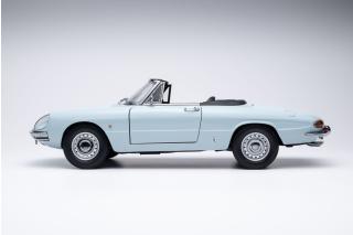 Alfa Romeo 1600 Duetto Spider 1966 - blu celeste  AR513 Limitation 750 pieces Touring Modelcars 1:18 Metallmodell 2 Türen, Motorhaube und Kofferraum zu öffnen!