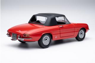 Alfa Romeo 1600 Duetto Spider 1966 - red Touring Modelcars 1:18 Metallmodell 2 Türen, Motorhaube und Kofferraum zu öffnen!