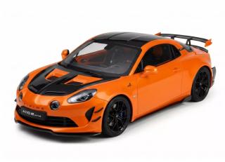 ALPINE A110R ULTIME MATTE ORANGE SOLAR 2025 OttO Pro OttO mobile 1:18 Resinemodell (Türen, Motorhaube... nicht zu öffnen!)