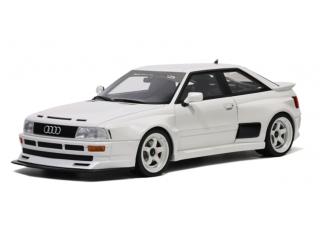 AUDI 80 B4 COUPÉ RS2 PRIOR DESIGN WHITE 2021 OttO mobile 1:18 Resinemodell (Türen, Motorhaube... nicht zu öffnen!)