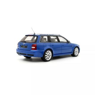 AUDI RS 4 (B5) NOGARO BLUE 2000 OttO mobile 1:18 Resinemodell (Türen, Motorhaube... nicht zu öffnen!)