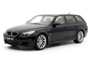 BMW E61 M5 2004 Black Saphire Metallic 475 OttO mobile 1:18 Resinemodell (Türen, Motorhaube... nicht zu öffnen!)