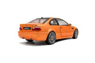 BMW E46 M3 Coupe 2000 Orange S1806509 Solido 1:18 Metallmodell