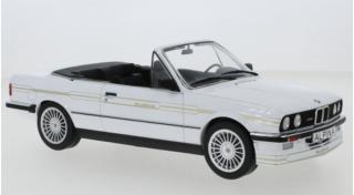 BMW Alpina C2 2.7 Cabriolet, weiss/Dekor, 1986 MCG 1:18 Metallmodell, Türen und Hauben nicht zu öffnen