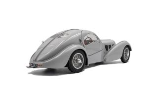 Bugatti Atlantic Type 57 SC – MAT SILVER – 1937 Solido 1:18 Metallmodell