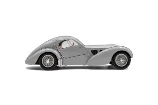 Bugatti Atlantic Type 57 SC – MAT SILVER – 1937 Solido 1:18 Metallmodell