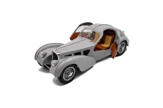 Bugatti Atlantic Type 57 SC – MAT SILVER – 1937 Solido 1:18 Metallmodell