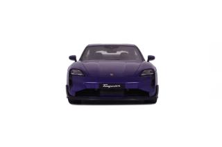 PORSCHE TAYCAN TURBO GT PURPLE SKY METALLIC 2023 GT Spirit 1:18 Resinemodell (Türen, Motorhaube... nicht zu öffnen!)