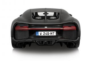 Bugatti Chiron schwarz/blau \"42\" (0-400-0 in 42 Sekunden) Burago 1:18