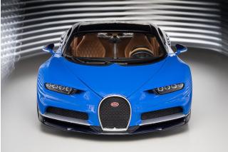 Bugatti Chiron 2016 blau/dunkelblau Burago 1:18