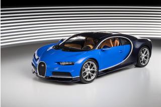 Bugatti Chiron 2016 blau/dunkelblau Burago 1:18