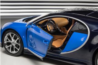 Bugatti Chiron 2016 blau/dunkelblau Burago 1:18