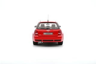 Audi RS 4 B5 2000 Misano Red Innenraum schwarz/weiß  OttO mobile 1:18 Resinemodell (Türen, Motorhaube... nicht zu öffnen!)