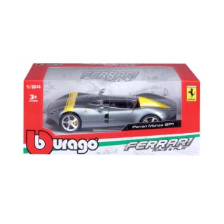 Ferrari Monza SP1 silber Burago 1:24 Metallmodell